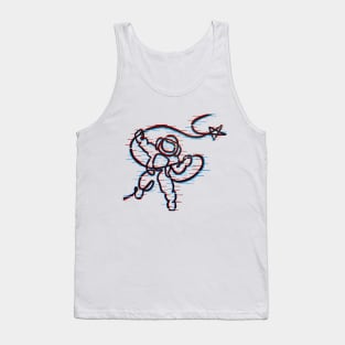 Glitched Astronaut Tank Top